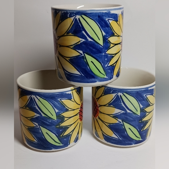 Sango Hand Painted Sunflower Ceramic Teacup Mug 6125 - Picture 2 of 6
